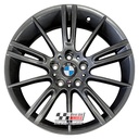 R103A EXCHANGE SERVICE - BMW 3 SERIES 4x18" GENUINE STYLE 193M MV3 ANTHRACITE ALLOY WHEELS