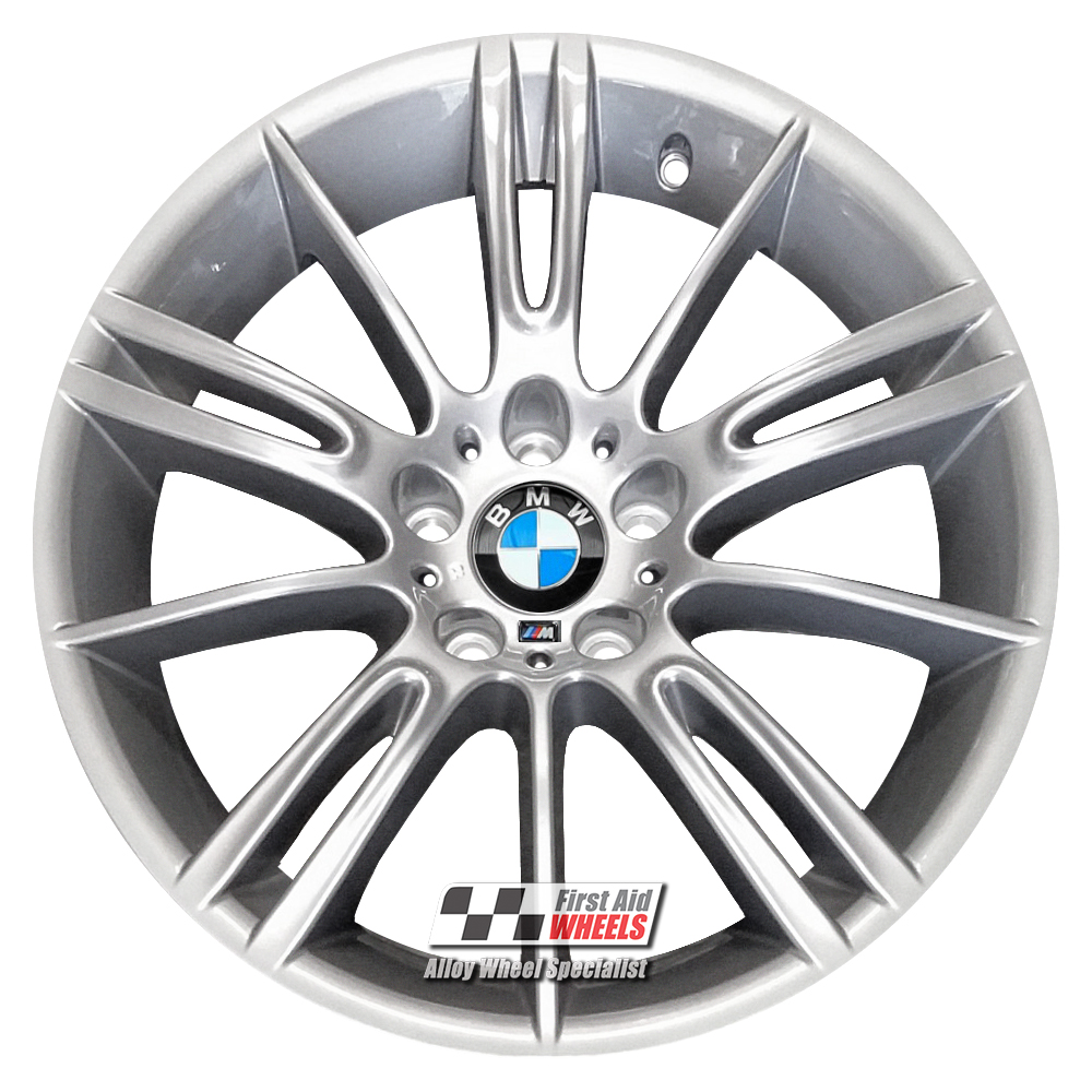 R103LFG EXCHANGE SERVICE - BMW 3 SERIES 4x18" GENUINE STYLE 193M MV3 LIGHT FERRIC GREY ALLOY WHEELS