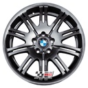 R109BC EXCHANGE SERVICE - BMW E46 M3 4x19" GENUINE STYLE 67M BLACK CHROME ALLOY WHEELS