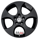 R115GB EXCHANGE SERVICE - VW GOLF MK5 GTI 4x17" GENUINE MONZA DENVER GLOSS BLACK ALLOY WHEELS - UNAVAILABLE REFURB ONLY