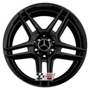 R121GB EXCHANGE SERVICE - MERCEDES C CLASS 4x18" GENUINE AMG IV GLOSS BLACK ALLOY WHEELS