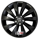 R128SB EXCHANGE SERVICE - VW PASSAT CC 4x18" GENUINE INTERLAGOS SATIN BLACK ALLOY WHEELS