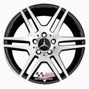 R139DCB EXCHANGE SERVICE - MERCEDES C-CLASS W204 4x17" AMG GLOSS BLACK DIAMOND CUT ALLOY WHEELS