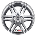 R139G EXCHANGE SERVICE - MERCEDES C-CLASS W204 4x17" AMG GREY ALLOY WHEELS