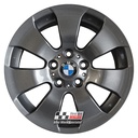 R181A EXCHANGE SERVICE - BMW 3 SERIES E90 E91 4x17" GENUINE STYLE 158 GREY ALLOY WHEELS