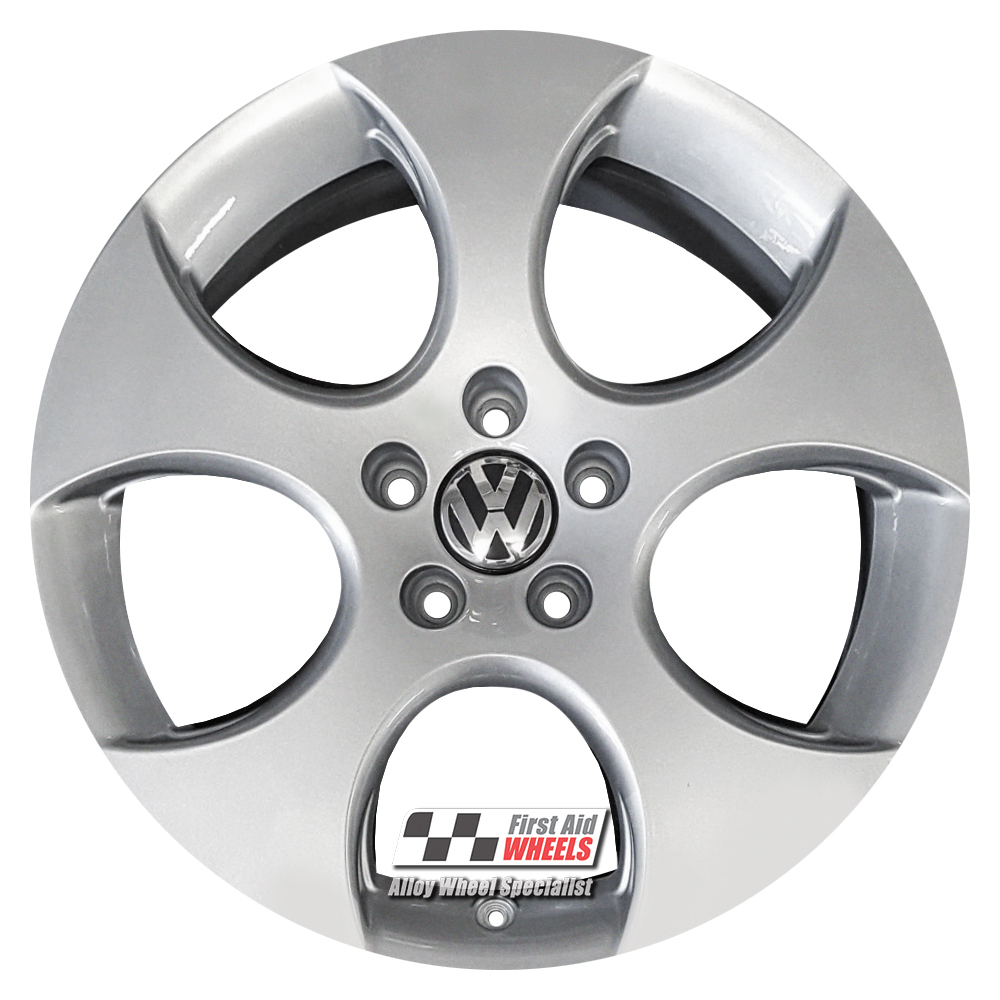 R210S EXCHANGE SERVICE - VW GOLF GTI 4x18" GENUINE MONZA SILVER ALLOY WHEELS