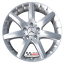 R218SS EXCHANGE SERVICE - MERCEDES C CLASS 4x17" ALSHAIN TITANIUM SILVER 7.5J ALLOY WHEELS