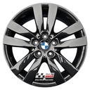 R230GB EXCHANGE SERVICE - BMW 3 SERIES E90 4x17" GENUINE STYLE 161 GLOSS BLACK ALLOY WHEELS