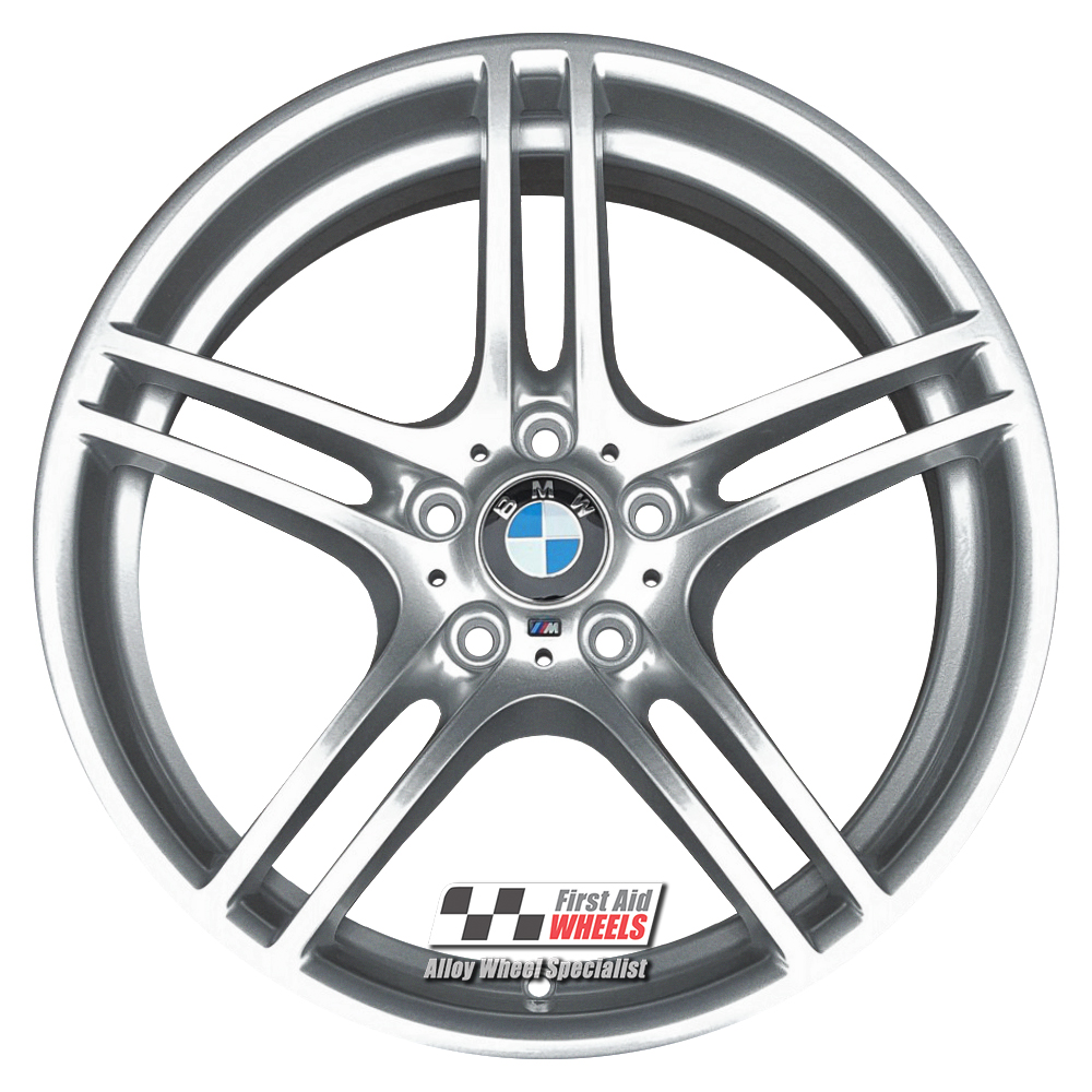 R236S EXCHANGE SERVICE - BMW 3 SERIES 4x19" GENUINE STYLE 313M SILVER ALLOY WHEELS