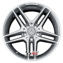 R294DCG EXCHANGE SERVICE - MERCEDES C CLASS W204 4x17" GENUINE AMG GREY DIAMOND CUT ALLOY WHEELS