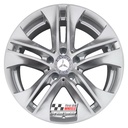 R323S EXCHANGE SERVICE - MERCEDES E CLASS W212 S212 4x17" GENUINE SILVER ALLOY WHEELS