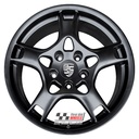 R326SB EXCHANGE SERVICE - PORSCHE CARRERA 4S 911-997 4x19" CRAB CLAW SATIN BLACK ALLOY WHEELS