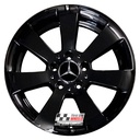 R334GB EXCHANGE SERVICE - MERCEDES C CLASS 4x16" GENUINE GLOSS BLACK ALLOY WHEELS