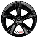 R335GB EXCHANGE SERVICE - AUDI A5 8T 4x19" GENUINE Y SPOKE GLOSS BLACK ALLOY WHEELS