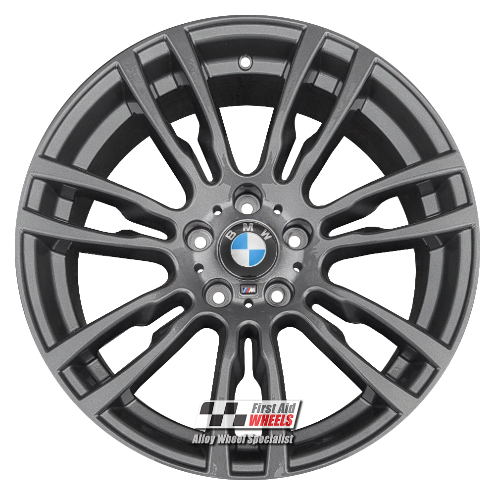 R354A EXCHANGE SERVICE - BMW 3/4 SERIES 4x19" GENUINE STYLE 403M ANTHRACITE ALLOY WHEELS