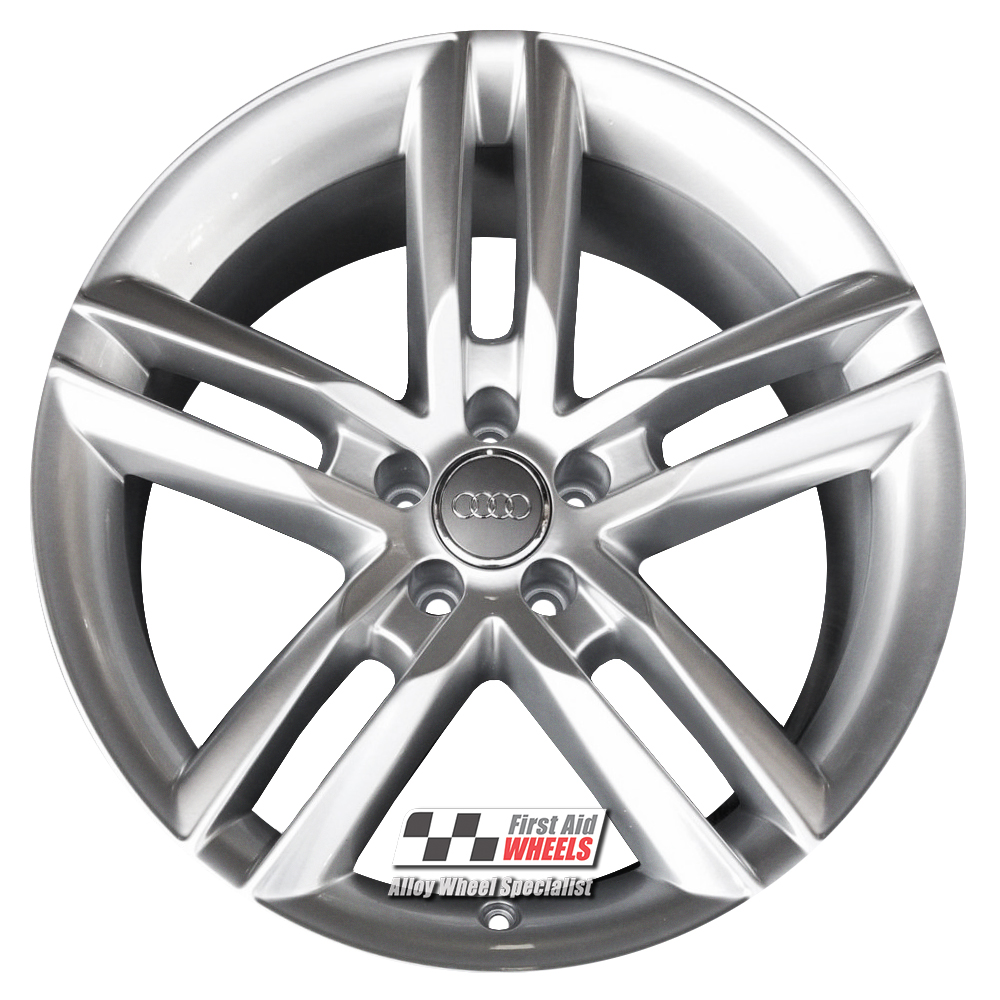 R370S EXCHANGE SERVICE - AUDI A8 4H 4x19" GENUINE SILVER ALLOY WHEELS