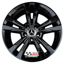 R392GB EXCHANGE SERVICE - MERCEDES E CLASS W212 4x17" GENUINE GLOSS BLACK ALLOY WHEELS