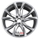 R393SC EXCHANGE SERVICE - PEUGEOT RCZ 4x19" GENUINE SORTILEGE SHADOW CHROME ALLOY WHEELS