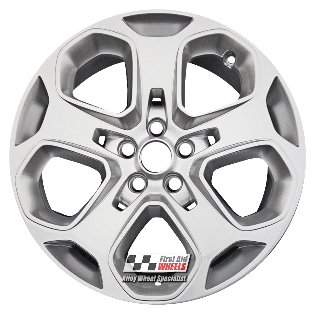 R397S EXCHANGE SERVICE - FORD MONDEO MK4 4x18" GENUINE Y SPOKE SILVER ALLOY WHEELS