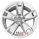 R403S EXCHANGE SERVICE - AUDI A3 4x17" GENUINE 5 SPOKE SILVER ALLOY WHEELS