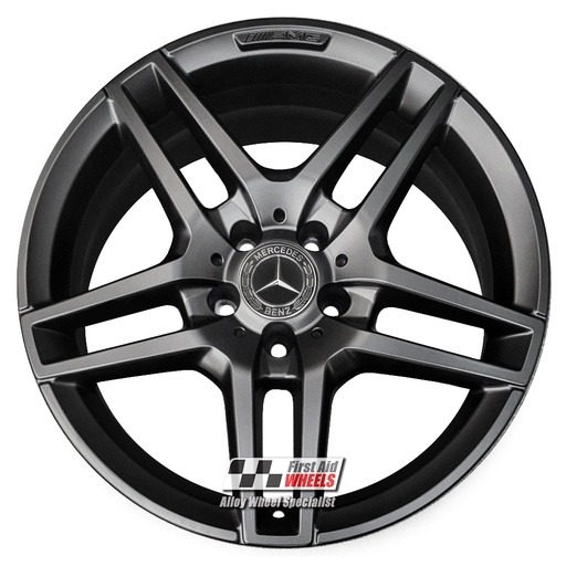 R409SB EXCHANGE SERVICE - MERCEDES E CLASS S212 W212 4x18" AMG SATIN BLACK ALLOY WHEELS