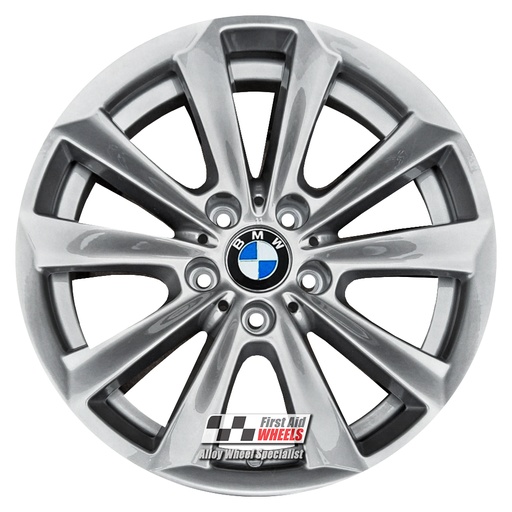 R456FG EXCHANGE SERVICE - BMW 5 SERIES 4x17" GENUINE STYLE 236 FERRIC GREY ALLOY WHEELS