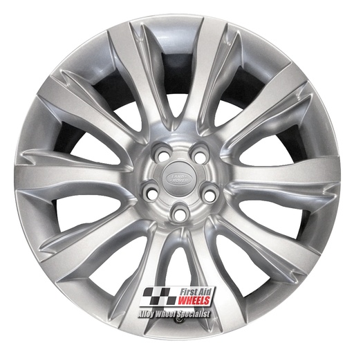 R484S EXCHANGE SERVICE - RANGE ROVER L405 4x21" GENUINE STYLE 5 SILVER ALLOY WHEELS