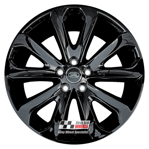 R511GB EXCHANGE SERVICE - RANGE ROVER L405 4x20" GENUINE STYLE 502 GLOSS BLACK ALLOY WHEELS