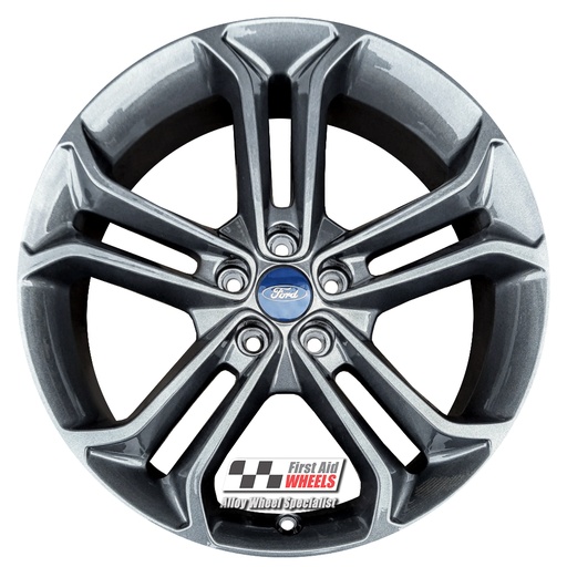 R561A EXCHANGE SERVICE - FORD FOCUS ST 4x19" GENUINE 5 TWIN SPOKE ANTHRACITE ALLOY WHEELS