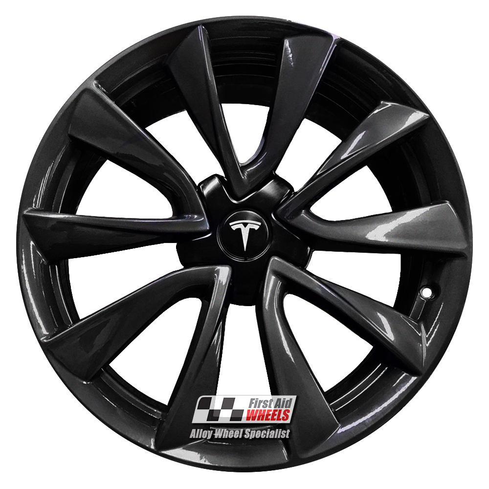 R588GB EXCHANGE SERVICE TESLA MODEL 3 4x19" GENUINE SPORT GLOSS BLACK