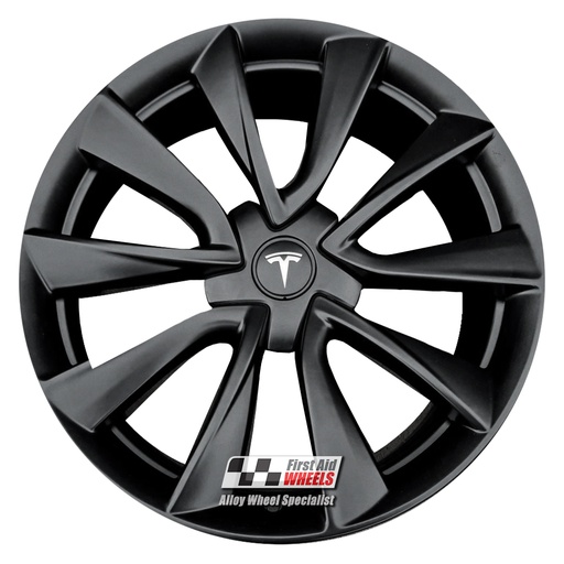 R588SB EXCHANGE SERVICE - TESLA MODEL 3 4x19" GENUINE SPORT SATIN BLACK ALLOY WHEELS