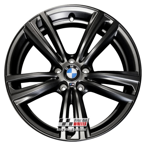 R345CG EXCHANGE SERVICE - BMW 3 / 4 SERIES 4x19" GENUINE 442M COURSE GRAPHITE ALLOY WHEELS