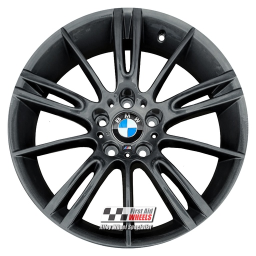 R103CG EXCHANGE SERVICE - BMW 3 SERIES 4x18" GENUINE STYLE 193M MV3 COARSE GRAPHITE ALLOY WHEELS