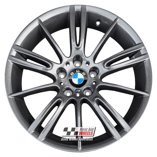 R103LS EXCHANGE SERVICE - BMW 3 SERIES 4x18" GENUINE STYLE 193M MV3 LOTUS SPARKLE ALLOY WHEELS