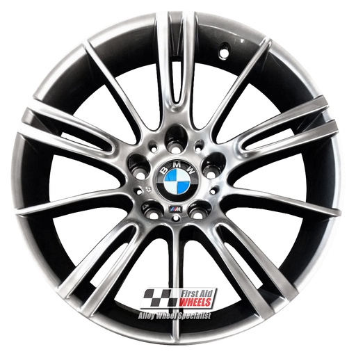 R103SC EXCHANGE SERVICE - BMW 3 SERIES 4x18" GENUINE STYLE 193M MV3 SHADOW CHROME ALLOY WHEELS