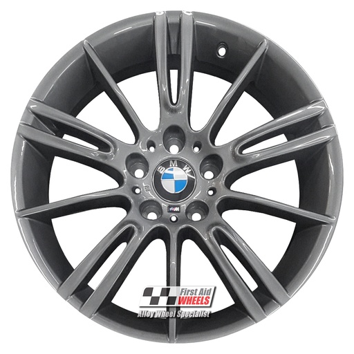 R103SG EXCHANGE SERVICE - BMW 3 SERIES 4x18" GENUINE STYLE 193M MV3 SPACE GREY ALLOY WHEELS