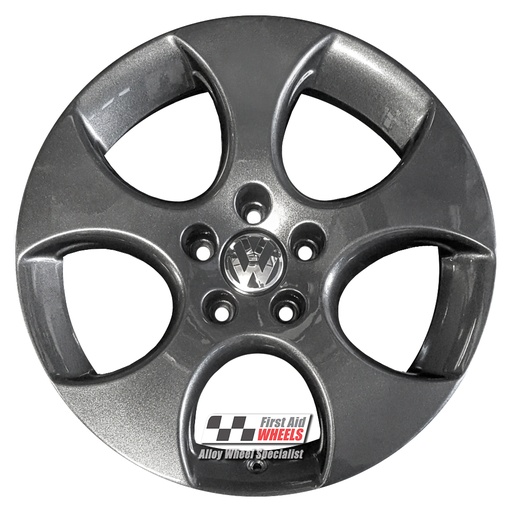 R115LS EXCHANGE SERVICE - VW GOLF MK5 GTI 4x17" GENUINE MONZA DENVER LOTUS SPARKLE ALLOY WHEELS - UNAVAILABLE REFURB ONLY