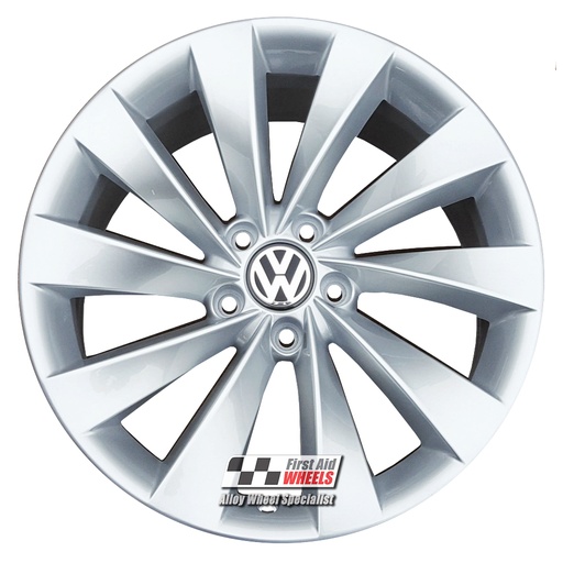 R128S EXCHANGE SERVICE - VW PASSAT CC 4x18" GENUINE INTERLAGOS SILVER ALLOY WHEELS