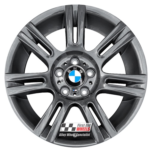 R140OG EXCHANGE SERVICE - BMW 3 SERIES 4x17" GENUINE STYLE 194M ORBIT GREY ALLOY WHEELS