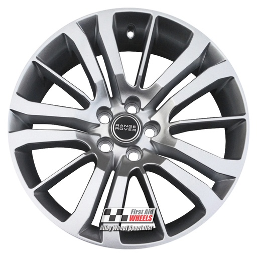 R146S EXCHANGE SERVICE - RANGE ROVER SPORT HSE 4x20" GENUINE SILVER ALLOY WHEELS