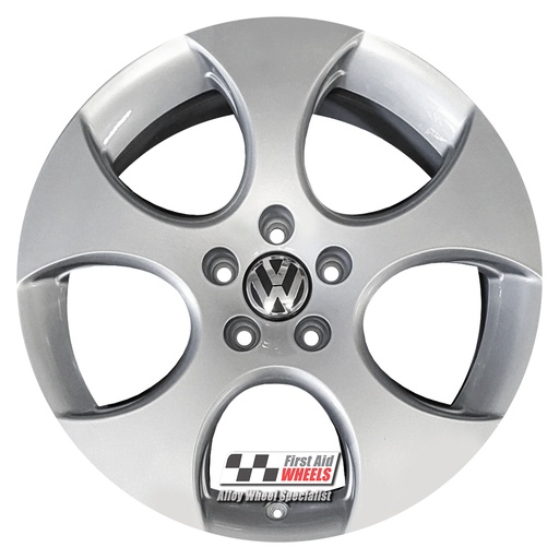 R210S EXCHANGE SERVICE - VW GOLF GTI 4x18" GENUINE MONZA SILVER ALLOY WHEELS