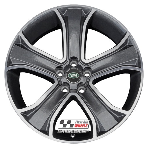 R247DCA EXCHANGE SERVICE - RANGE ROVER SPORT 4x20" ANTHRACITE DIAMOND CUT STYLE 6 ALLOY WHEELS