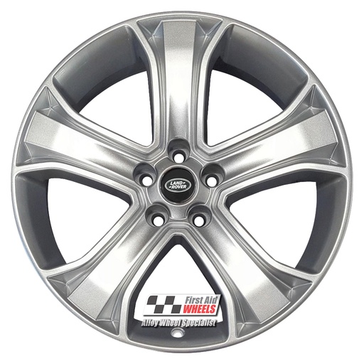 R247S EXCHANGE SERVICE - RANGE ROVER SPORT 4x20" SILVER STYLE 6 ALLOY WHEELS