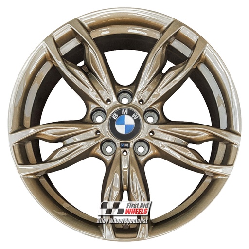 R267BR EXCHANGE SERVICE - BMW M135i M140i M235i 4x18" GENUINE 436M BRONZE ALLOY WHEELS